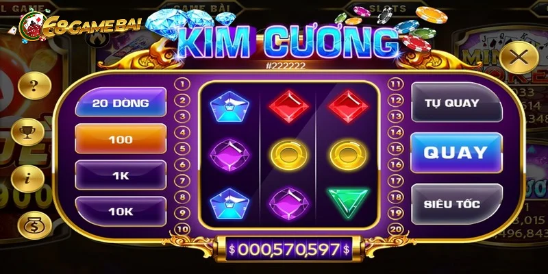 Cách chơi game Kim Cương 68 Game Bài 